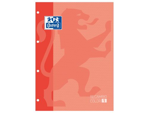 Recarga cor oxford din a4 80 folhas quadricula 5 mm 4 furos pessego , Oxford , 154787 , 3020120139661